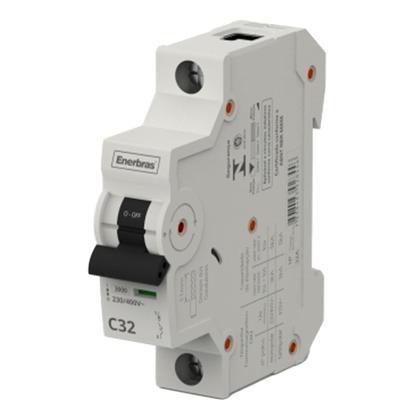Imagem de Mini Disjuntor Monopolar 32A ENERBRAS