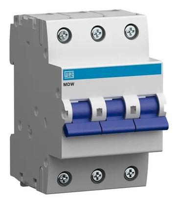 Imagem de Mini disjuntor tripolar mdw-c100-3 weg