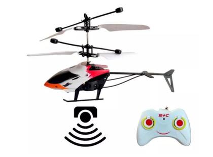 Imagem de Mini Helicóptero Sensor Infravermelho Recarregável