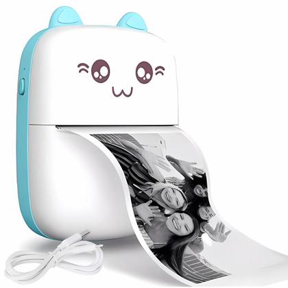 Imagem de Mini Impressora Infantil Portátil Bluetooth Térmica ul