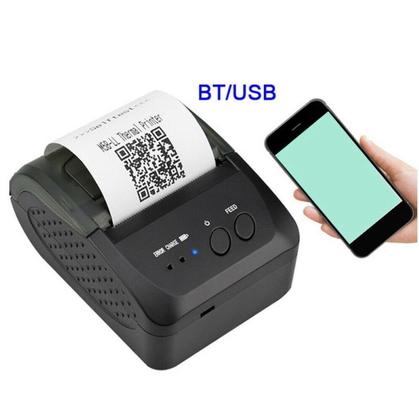 Imagem de Mini Impressora Termica Bluetooth 58mm Android Ios Oferta