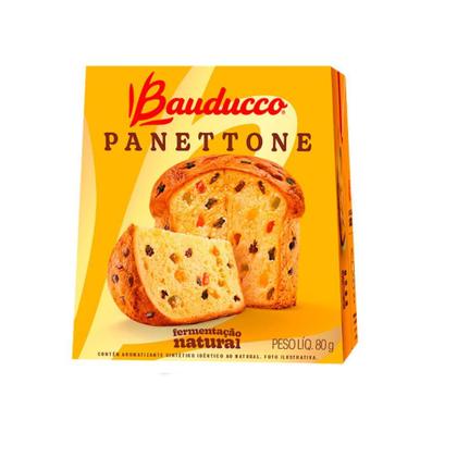 Imagem de Mini Panettone Frutas 80g - Bauducco
