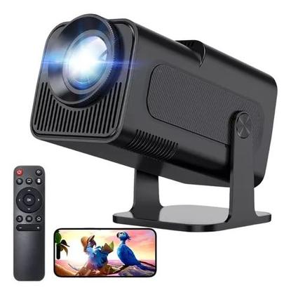 Imagem de Mini Projetor Portatil Hy320 Wifi 4k 390 Ansi Android 11 Cor Preto 127/220v