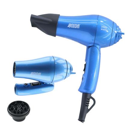Imagem de Mini Secador De Cabelo 3500w Bivolt Portátil Dobrável Hair Dryer Compacto
