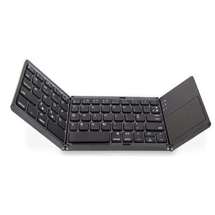 Imagem de Mini Teclado Dobrável Bluetooth Com Touchpad Sem Fio Abnt Ç