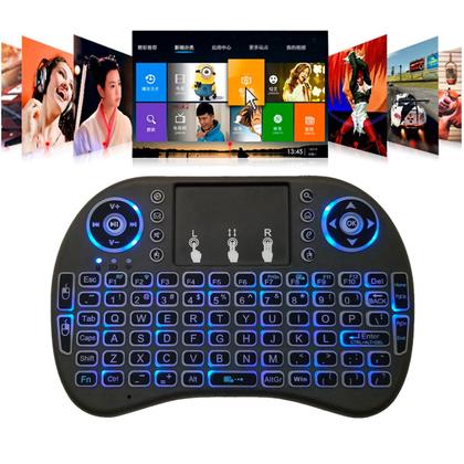 Imagem de Mini Teclado USB com LED Ideal para Controle e TV