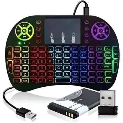 Imagem de Mini Teclado Wireless Com Mouse Touch