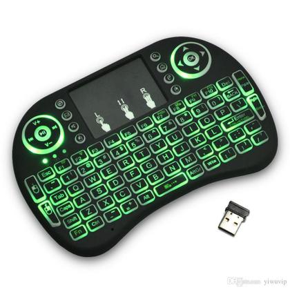 Imagem de Mini Teclado Wireless Touch Para Celular Pc Android Tv Smart