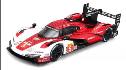 Imagem de Miniatura Carro Porsche 963 9RD 4.6L Turbo V8 (2023) - 1:24 - Burago