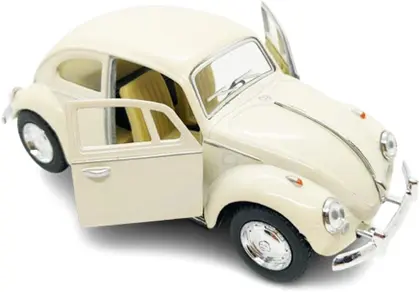 Imagem de Miniatura Coleção Fusca Bege 1967  Clássico Escala 1/32