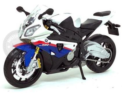 Imagem de Miniatura Moto Bmw S1000 Rr Branca Maisto 1/12