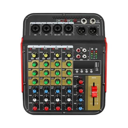 Imagem de Mixer de Áudio Bluetooth 6 Canais com Reverb - Para Uso Externo