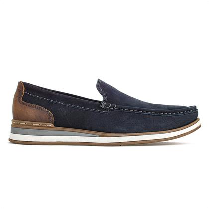 Imagem de Mocassim Democrata Flow Nobuck Azul Marinho - Masculino