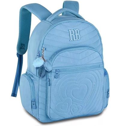 Imagem de Mochila Escolar de Costas Rebecca Bonbon Clio RB24581 Azul