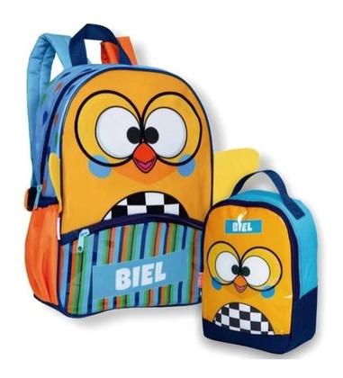 Imagem de Mochila Escolar Infantil Corujinha Biel Costas M Lancheira