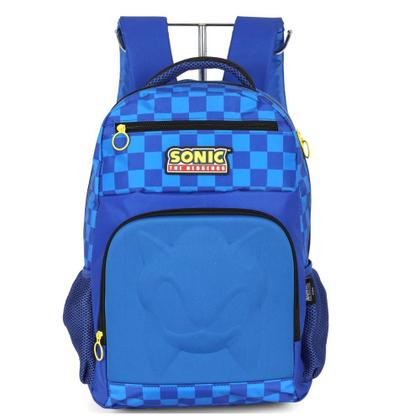 Imagem de Mochila Escolar Sonic 3D Luxcel 23 Litros