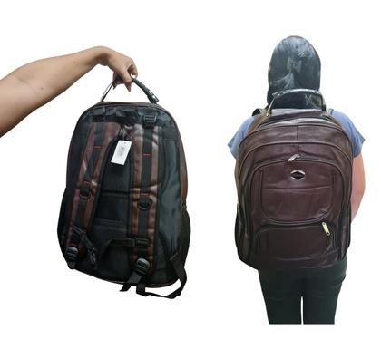 Imagem de Mochila Executiva Grande material sintético p/ Notebook Marrom