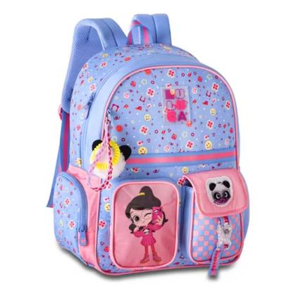 Imagem de Mochila Luluca Escolar Bolsa de Costas Infantil Meninas 