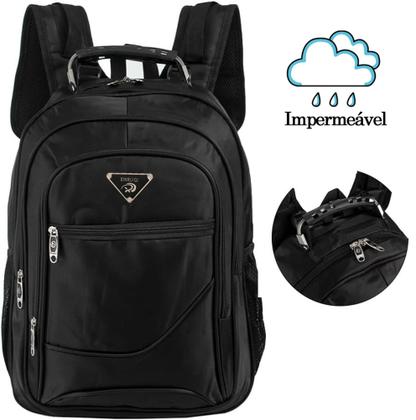 Imagem de Mochila Masculina Escolar Impermeável Faculdade Alça Reforçada Grande Notebook