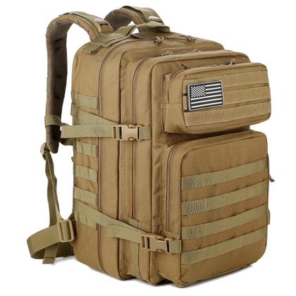 Imagem de Mochila Masculina Viagem Notebook Mala 50 Litros 180 Graus Resistente Estilo Militar