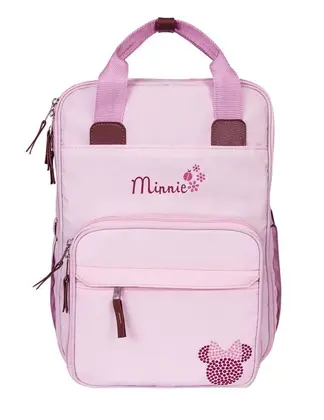 Imagem de Mochila Maternidade Premium Decorada Minnie Rosa com Trocador Babygo