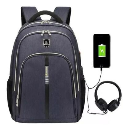 Imagem de Mochila Moderna Usb/fone Impermeável Laptop Grande Reforçada