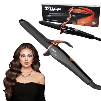 Imagem de Modelador Cabelo Ondulador Bivolt Cachos Cerâmica Taiff