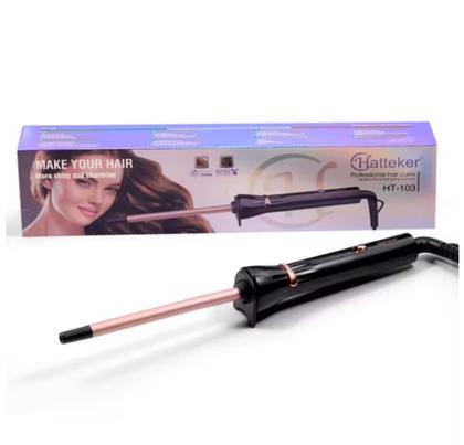 Imagem de Modelador de Cachos Hatteker Profissional Pinça Cerâmica Turbo Calor Cachos Perfeitos