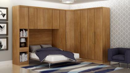 Imagem de Modulado Completo Casal 6 Portas 6 Gavetas - Rizon-Cumaru - Móveis Novo Horizonte