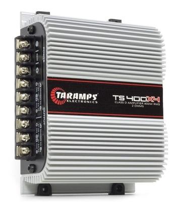 Imagem de modulo amplificador potencia taramps ts400 400x4 4 canais 400 watts rms 2 ohms para super tweets