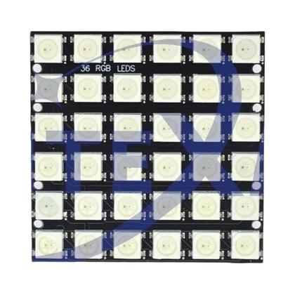 Imagem de Módulo De Matriz LED RGB WS2812 5050 4x4 8x8 16x16 Para Arduino Lâmpada De Condução Em Cores