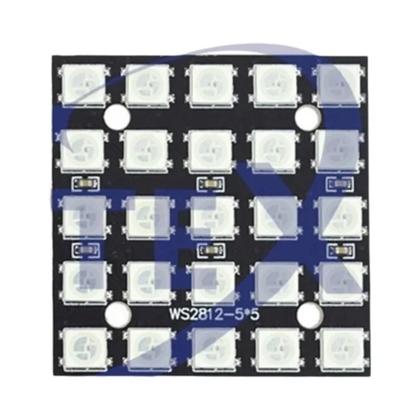 Imagem de Módulo De Matriz LED RGB WS2812 5050 4x4 8x8 16x16 Para Arduino Lâmpada De Condução Em Cores