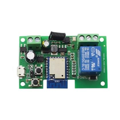 Imagem de Módulo De Relé De Interruptor Inteligente WiFi 1 2 4 Canais Controle Remoto Para Porta De Garagem