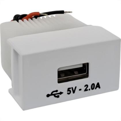 Imagem de Modulo Ilumi Slim Tomada ''Usb'' Branco 8191