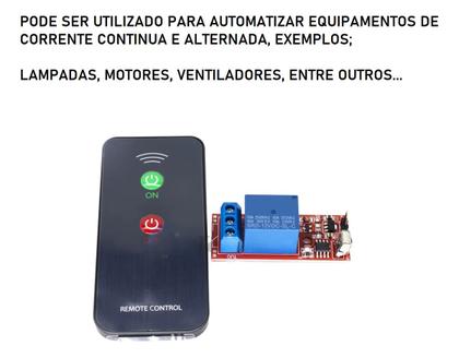 Imagem de Módulo Relé Automação 12v Acionamento Controle Remoto Ir