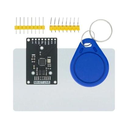 Imagem de Módulo Sem Fio RFID IC MFRC-522 RC-522 Antena SPI Gravador Leitor Módulo De Proximidade Para Arduino