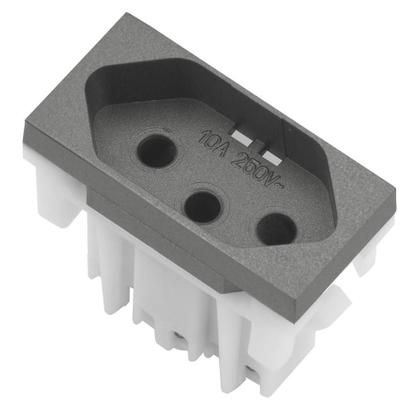 Imagem de Módulo Tomada 10A - Inova Grafite - 85459