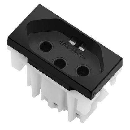 Imagem de Módulo Tomada 10A - Inova Preto Fosco - 85709