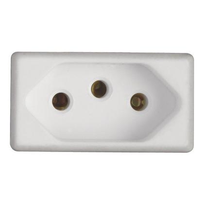 Imagem de Modulo Tramontina  1 Tomada 2 Polos+terra 20a. 57115/032