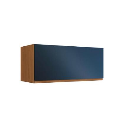 Imagem de Módulos de Cozinha Kappesberg Ciela Armário Ciela R648 c/ 1 Porta Basculante 80cm Canela/Azul-Kappesberg