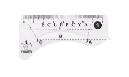 Imagem de Moldes Sobrancelhas com 15 Modelos Diferentes Eclépcya