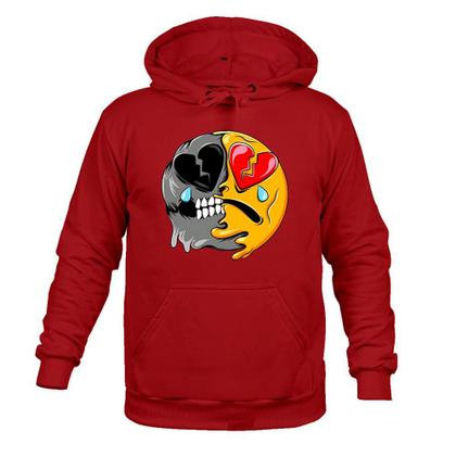 Imagem de Moletom Algodão Inverno Emoji Coração