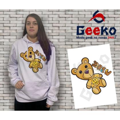 Imagem de Moletom Canguru Feminino Justin Bieber Drew Geeko