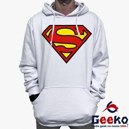 Imagem de Moletom Canguru Superman Algodão Super Homem Super Man Super-Homem Geeko