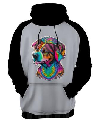 Imagem de Moletom Casaco Rave Cachorro Psicodélico Good Vibe Psicose 2