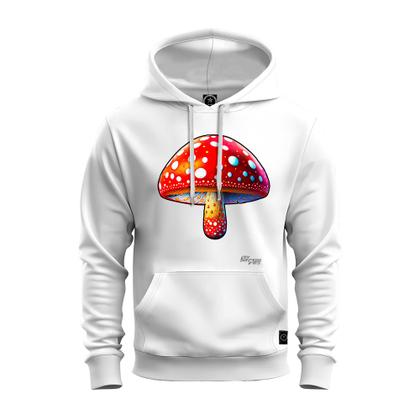 Imagem de Moletom Com Bolso Capuz Estampado Unissex Confortável Cogumelo