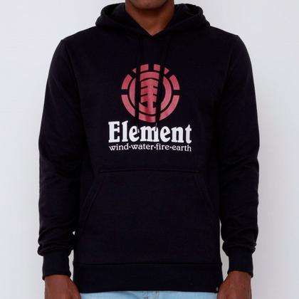 Imagem de Moletom element masculino fechado vertical preto