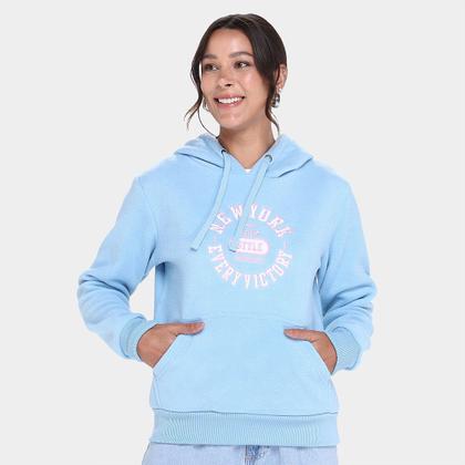 Imagem de Moletom Facinelli Soft Canguru Bordado Feminino