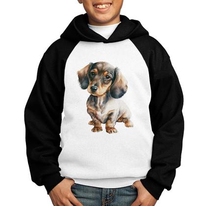 Imagem de Moletom Infantil Cachorro Dachshund - Foca na Moda