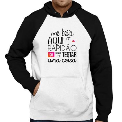 Imagem de Moletom Me beija aqui rapidão - Foca na Moda